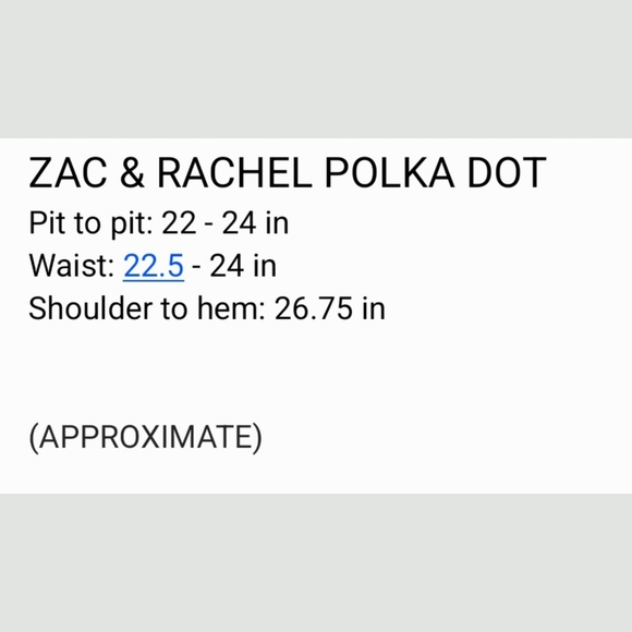 Zac & Rachel Navy Multicolor Polka Dot Long Sleeve  V Neck Blouse, Semi Sheer, L - Picture 13 of 15